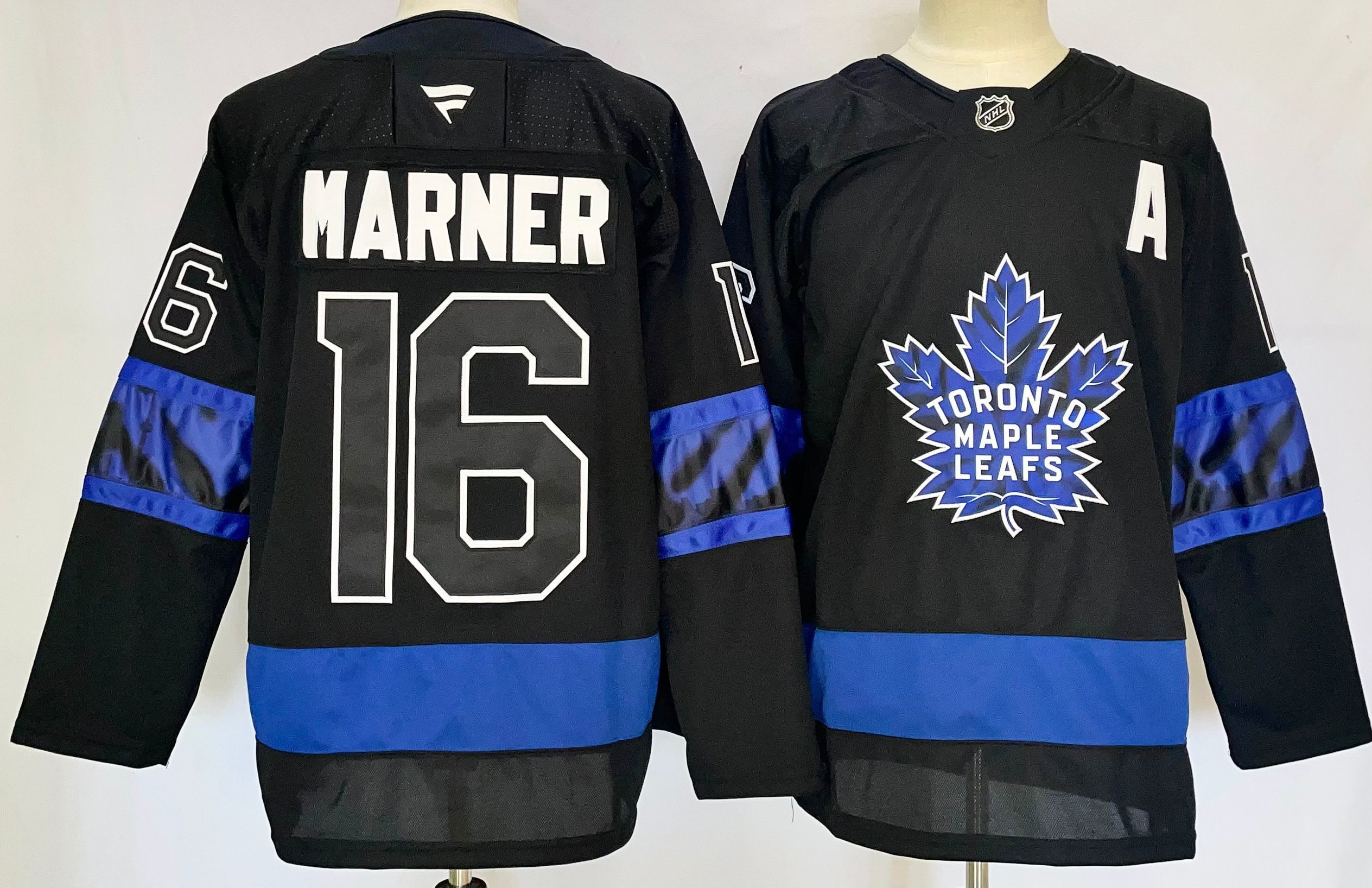 Men Toronto Maple Leafs #16 Marner Black 2026 Adidias NHL Jersey style 001